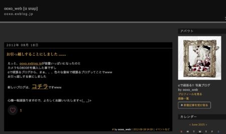 昔のブログ